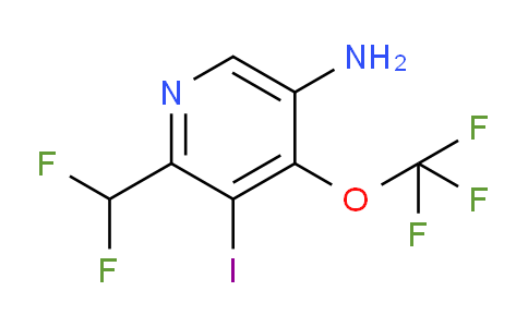 5-Amino-2-(difluoromethyl)-3-iodo-4-(trifluoromethoxy)pyridine