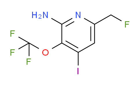 2-Amino-6-(fluoromethyl)-4-iodo-3-(trifluoromethoxy)pyridine