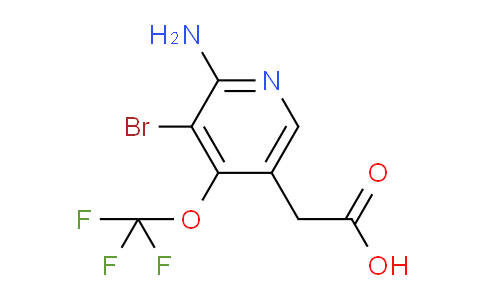 2-Amino-3-bromo-4-(trifluoromethoxy)pyridine-5-acetic acid
