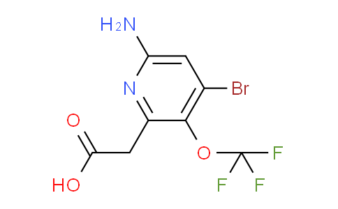 6-Amino-4-bromo-3-(trifluoromethoxy)pyridine-2-acetic acid