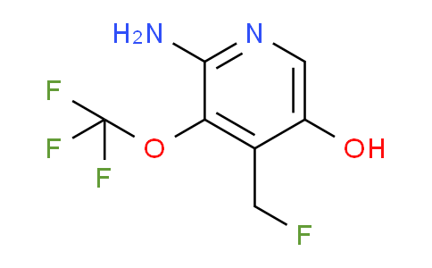 2-Amino-4-(fluoromethyl)-5-hydroxy-3-(trifluoromethoxy)pyridine
