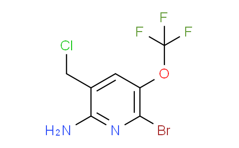 2-Amino-6-bromo-3-(chloromethyl)-5-(trifluoromethoxy)pyridine