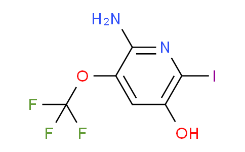 2-Amino-5-hydroxy-6-iodo-3-(trifluoromethoxy)pyridine