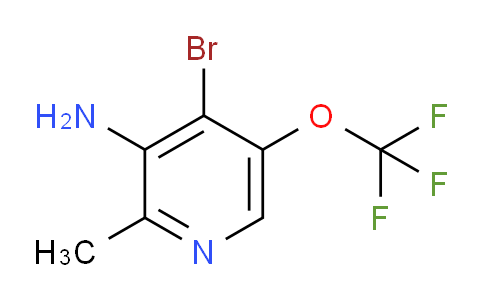 3-Amino-4-bromo-2-methyl-5-(trifluoromethoxy)pyridine