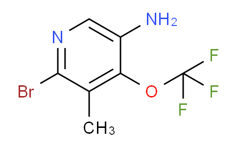 5-Amino-2-bromo-3-methyl-4-(trifluoromethoxy)pyridine