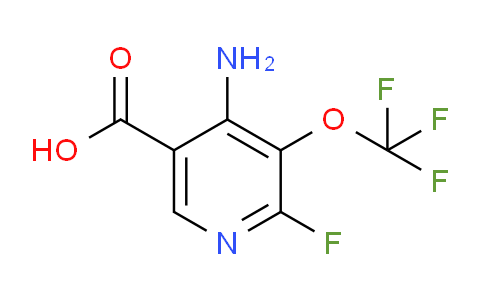 AM229753 | 1804569-61-6 | 4-Amino-2-fluoro-3-(trifluoromethoxy)pyridine-5-carboxylic acid