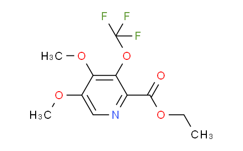 Ethyl 4,5-dimethoxy-3-(trifluoromethoxy)pyridine-2-carboxylate