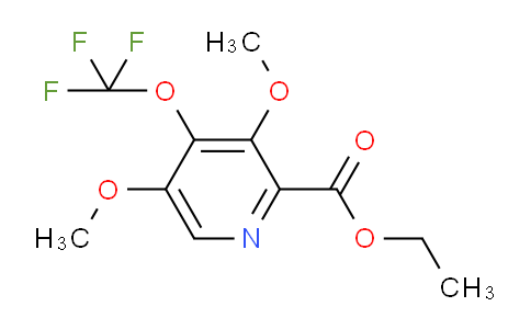 Ethyl 3,5-dimethoxy-4-(trifluoromethoxy)pyridine-2-carboxylate