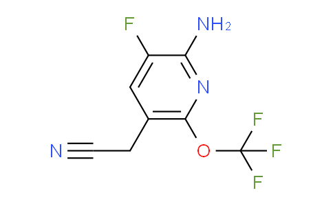 2-Amino-3-fluoro-6-(trifluoromethoxy)pyridine-5-acetonitrile