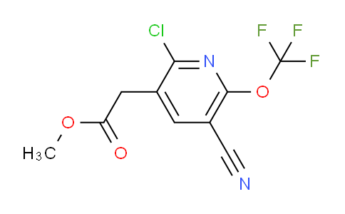 Methyl 2-chloro-5-cyano-6-(trifluoromethoxy)pyridine-3-acetate
