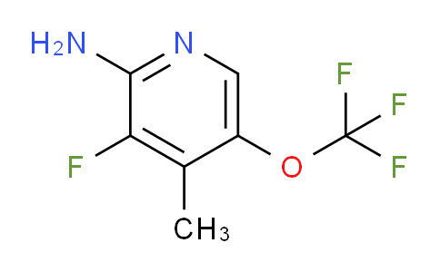 2-Amino-3-fluoro-4-methyl-5-(trifluoromethoxy)pyridine