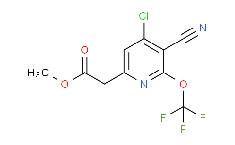AM22983 | 1804630-56-5 | Methyl 4-chloro-3-cyano-2-(trifluoromethoxy)pyridine-6-acetate