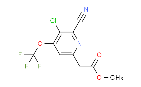 AM22985 | 1804547-81-6 | Methyl 3-chloro-2-cyano-4-(trifluoromethoxy)pyridine-6-acetate