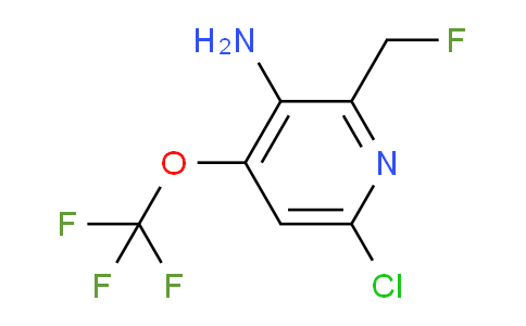 3-Amino-6-chloro-2-(fluoromethyl)-4-(trifluoromethoxy)pyridine