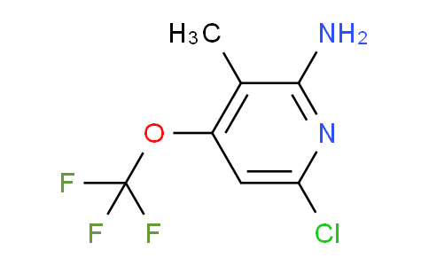 2-Amino-6-chloro-3-methyl-4-(trifluoromethoxy)pyridine