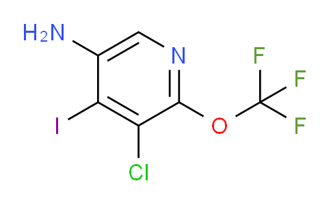 5-Amino-3-chloro-4-iodo-2-(trifluoromethoxy)pyridine