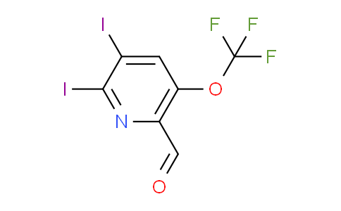 2,3-Diiodo-5-(trifluoromethoxy)pyridine-6-carboxaldehyde