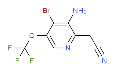 AM229927 | 1804036-28-9 | 3-Amino-4-bromo-5-(trifluoromethoxy)pyridine-2-acetonitrile