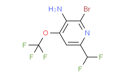 AM229932 | 1804522-28-8 | 3-Amino-2-bromo-6-(difluoromethyl)-4-(trifluoromethoxy)pyridine