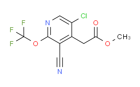 Methyl 5-chloro-3-cyano-2-(trifluoromethoxy)pyridine-4-acetate