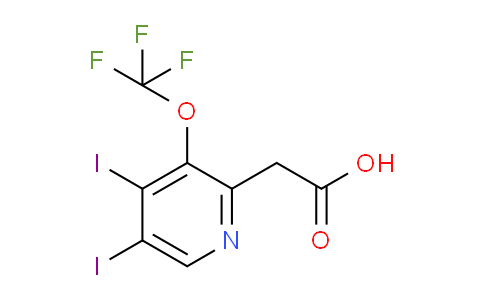 4,5-Diiodo-3-(trifluoromethoxy)pyridine-2-acetic acid
