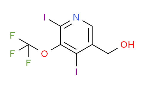 2,4-Diiodo-3-(trifluoromethoxy)pyridine-5-methanol
