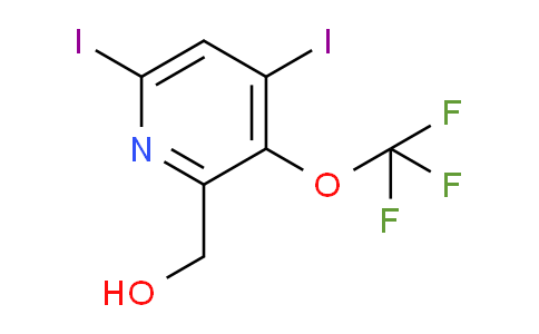 4,6-Diiodo-3-(trifluoromethoxy)pyridine-2-methanol