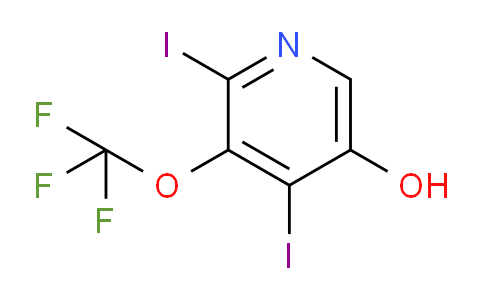 2,4-Diiodo-5-hydroxy-3-(trifluoromethoxy)pyridine