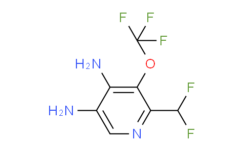 4,5-Diamino-2-(difluoromethyl)-3-(trifluoromethoxy)pyridine