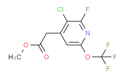 AM23013 | 1804598-37-5 | Methyl 3-chloro-2-fluoro-6-(trifluoromethoxy)pyridine-4-acetate