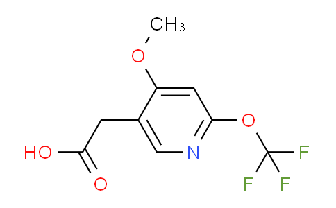 4-Methoxy-2-(trifluoromethoxy)pyridine-5-acetic acid