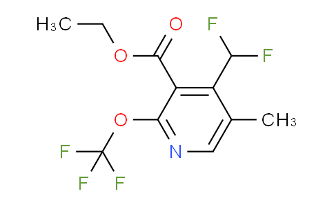 AM230311 | 1361889-17-9 | Ethyl 4-(difluoromethyl)-5-methyl-2-(trifluoromethoxy)pyridine-3-carboxylate