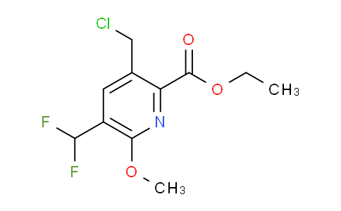 AM230393 | 1361464-99-4 | Ethyl 3-(chloromethyl)-5-(difluoromethyl)-6-methoxypyridine-2-carboxylate