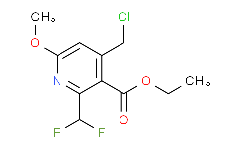 Ethyl 4-(chloromethyl)-2-(difluoromethyl)-6-methoxypyridine-3-carboxylate