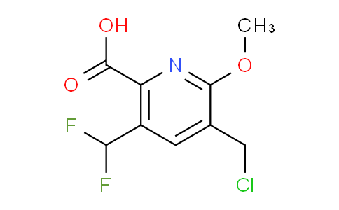 3-(Chloromethyl)-5-(difluoromethyl)-2-methoxypyridine-6-carboxylic acid