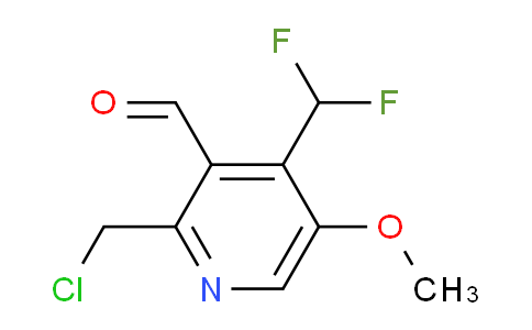 2-(Chloromethyl)-4-(difluoromethyl)-5-methoxypyridine-3-carboxaldehyde