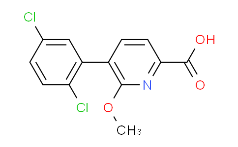 5-(2,5-Dichlorophenyl)-6-methoxypicolinic acid