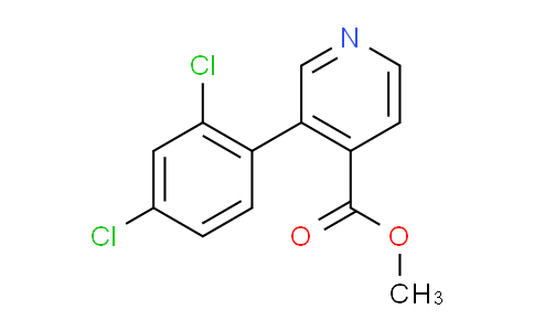 AM230406 | 1361780-80-4 | Methyl 3-(2,4-dichlorophenyl)isonicotinate