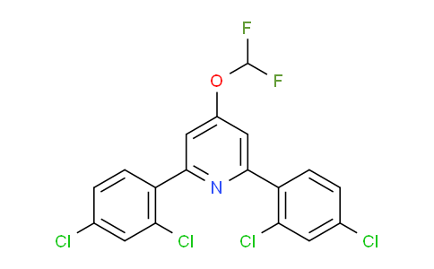 AM230421 | 1361874-58-9 | 2,6-Bis(2,4-dichlorophenyl)-4-(difluoromethoxy)pyridine