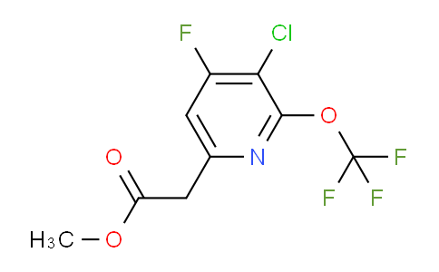 AM23043 | 1803672-11-8 | Methyl 3-chloro-4-fluoro-2-(trifluoromethoxy)pyridine-6-acetate
