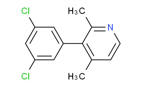 3-(3,5-Dichlorophenyl)-2,4-dimethylpyridine
