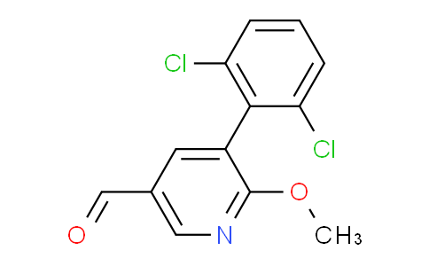 5-(2,6-Dichlorophenyl)-6-methoxynicotinaldehyde