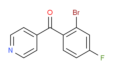 4-(2-Bromo-4-fluorobenzoyl)pyridine