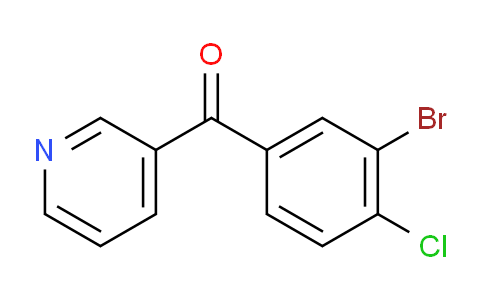 3-(3-Bromo-4-chlorobenzoyl)pyridine
