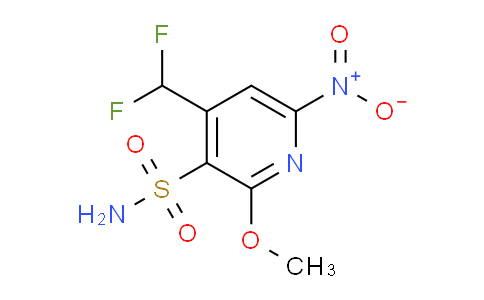 4-(Difluoromethyl)-2-methoxy-6-nitropyridine-3-sulfonamide
