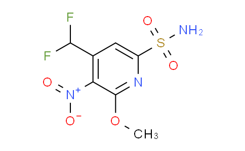 4-(Difluoromethyl)-2-methoxy-3-nitropyridine-6-sulfonamide