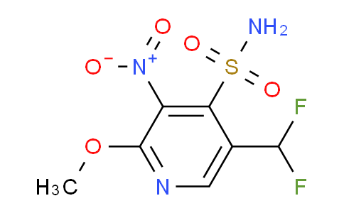5-(Difluoromethyl)-2-methoxy-3-nitropyridine-4-sulfonamide