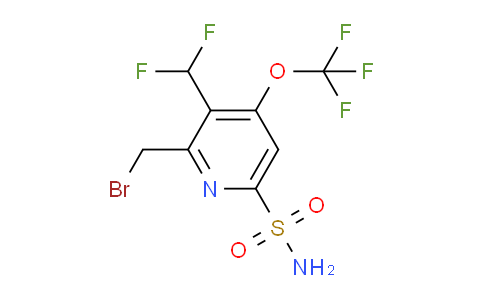AM230536 | 1804756-30-6 | 2-(Bromomethyl)-3-(difluoromethyl)-4-(trifluoromethoxy)pyridine-6-sulfonamide