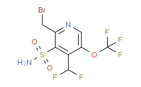 AM230541 | 1804756-39-5 | 2-(Bromomethyl)-4-(difluoromethyl)-5-(trifluoromethoxy)pyridine-3-sulfonamide
