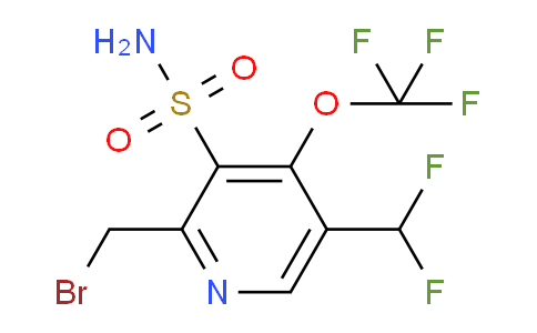 2-(Bromomethyl)-5-(difluoromethyl)-4-(trifluoromethoxy)pyridine-3-sulfonamide